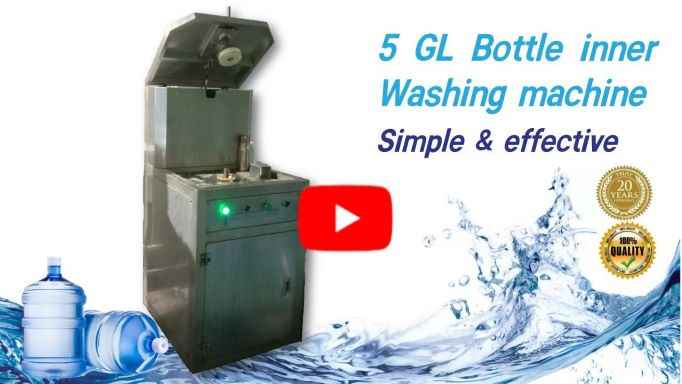 washing 19 liter / 18.9 L (5 gallon), 11.35 L (3 gallon) PRB or PET water bottles