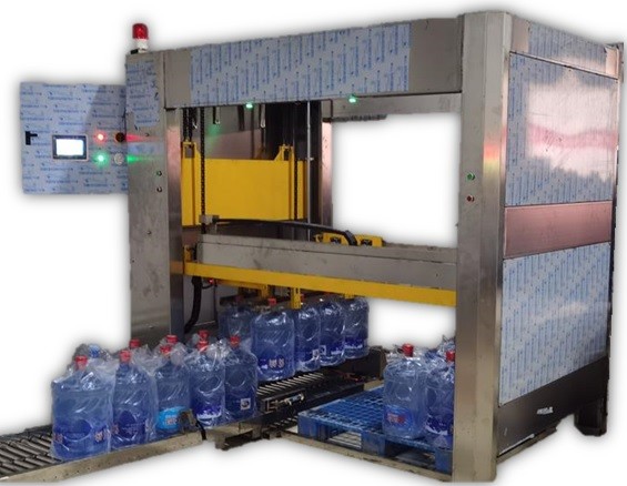 BY-SPZ-1000 Semiautomatic 5 Gallon Bottle palletizer machine